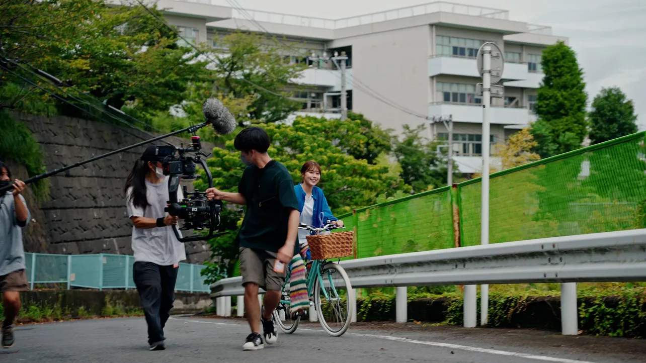 有村のパワーで雨も上がり、順調に撮影