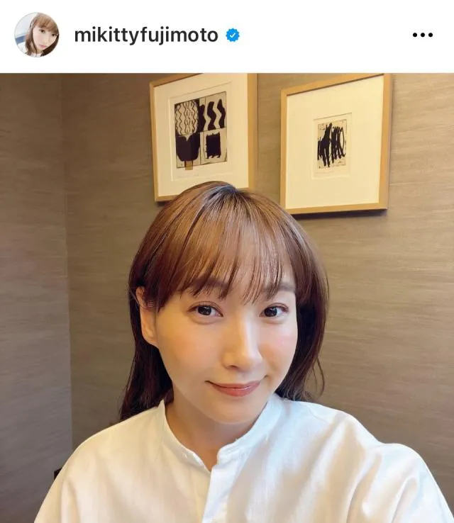 ※画像は藤本美貴Instagram (mikittyfujimoto)より