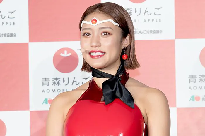 王林「青森りんご新CM発表会」より 撮影：山田果奈映