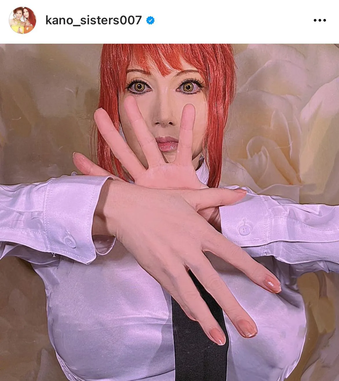 ※叶姉妹オフィシャルInstagram(kano_sisters007)より