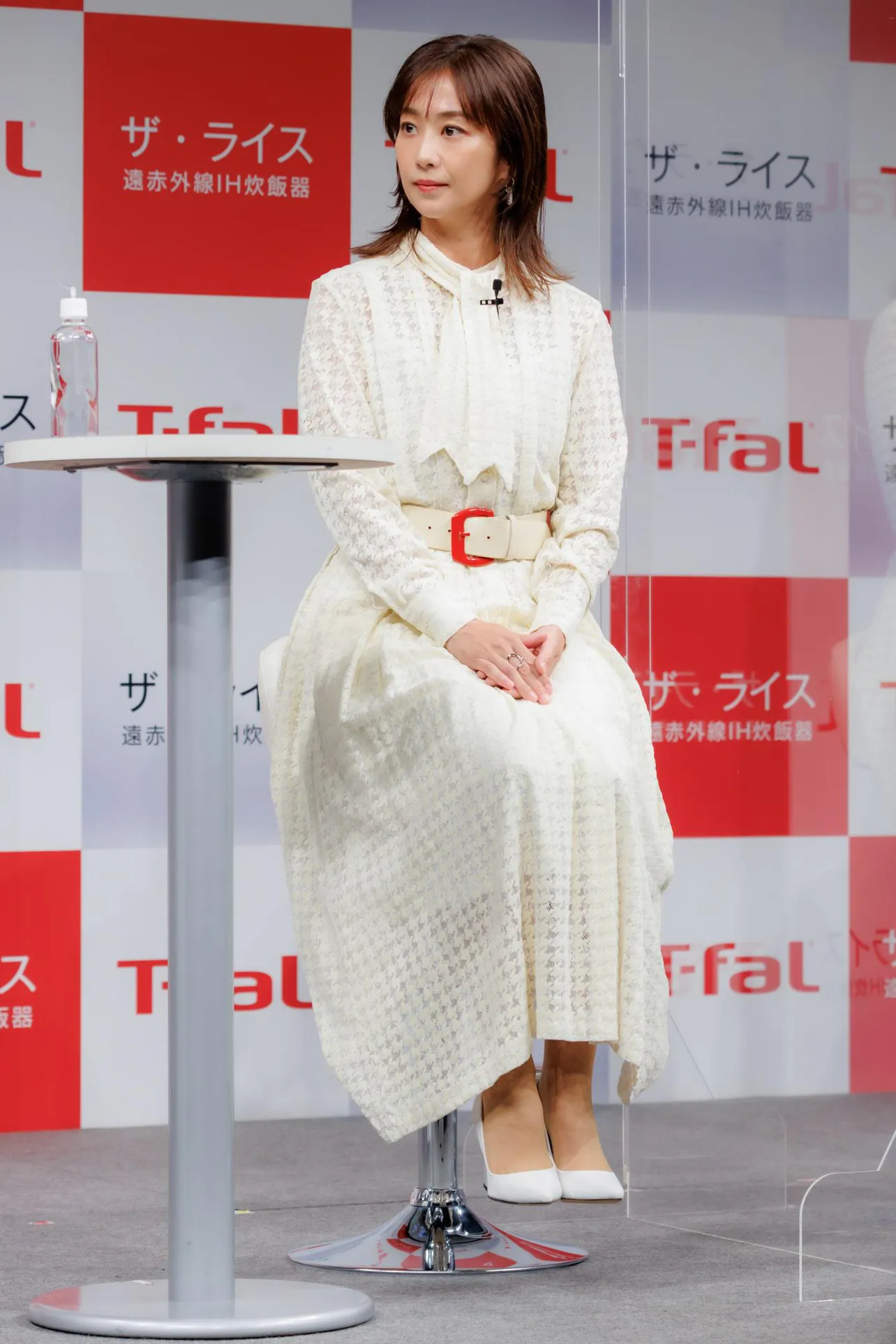 優香 ティファール「ザ・ライス 遠赤外線IH炊飯器」発表会より