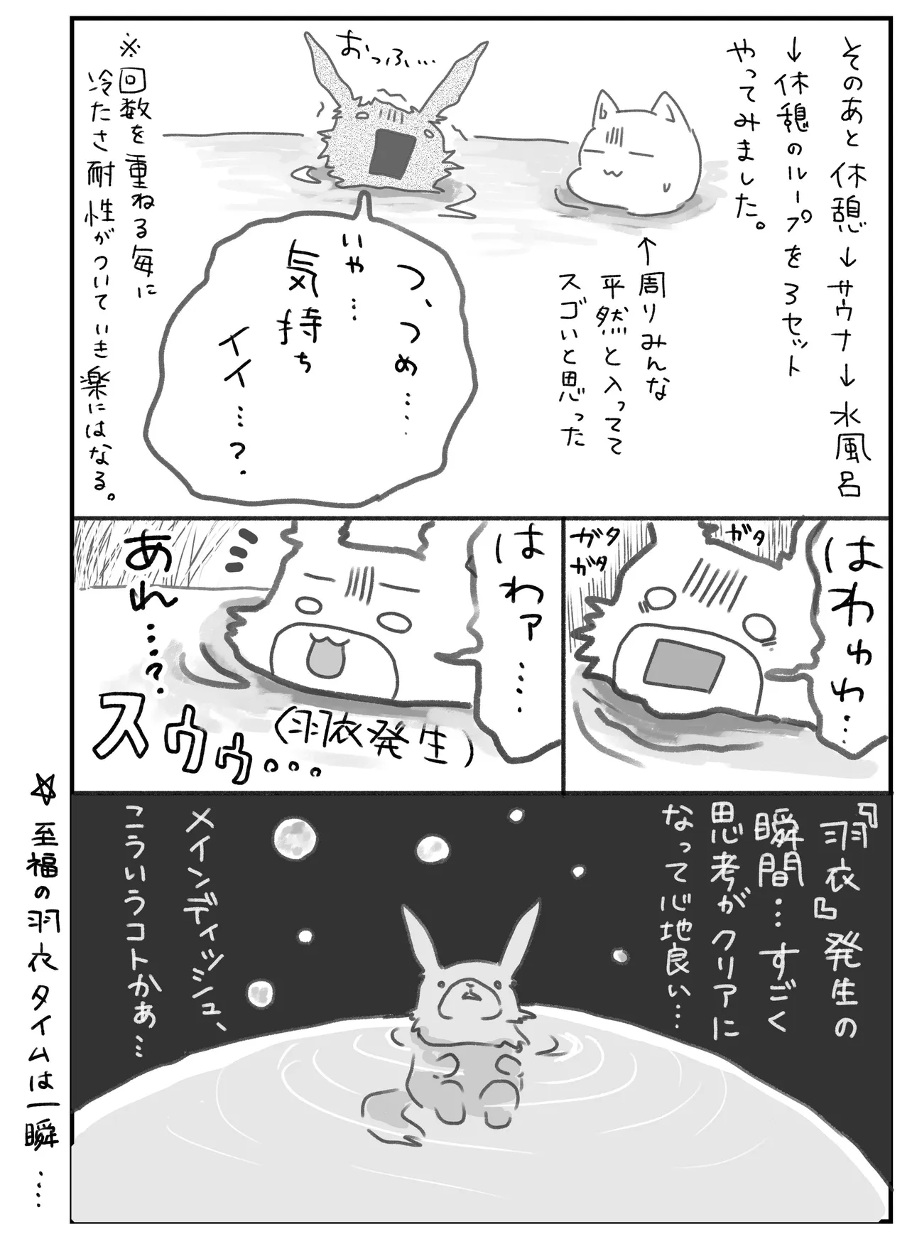 『サウナと水風呂でととのうまでの話』(10/12)