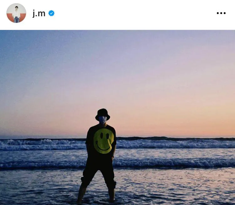 ※JIMINオフィシャルInstagram(j.m)より 