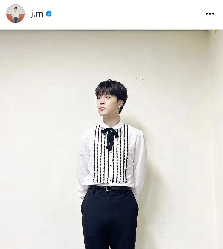  ※JIMINオフィシャルInstagram(j.m)より