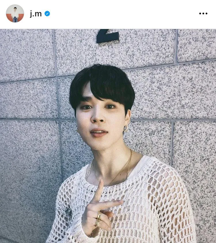  ※JIMINオフィシャルInstagram(j.m)より