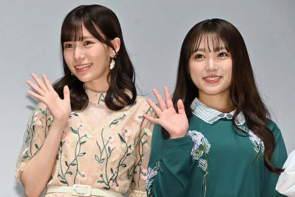 HKT48の運上弘菜と矢吹奈子