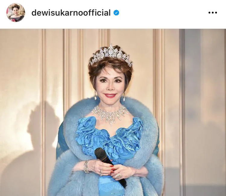 ※デヴィ夫人オフィシャルInstagram(dewisukarnoofficial)より