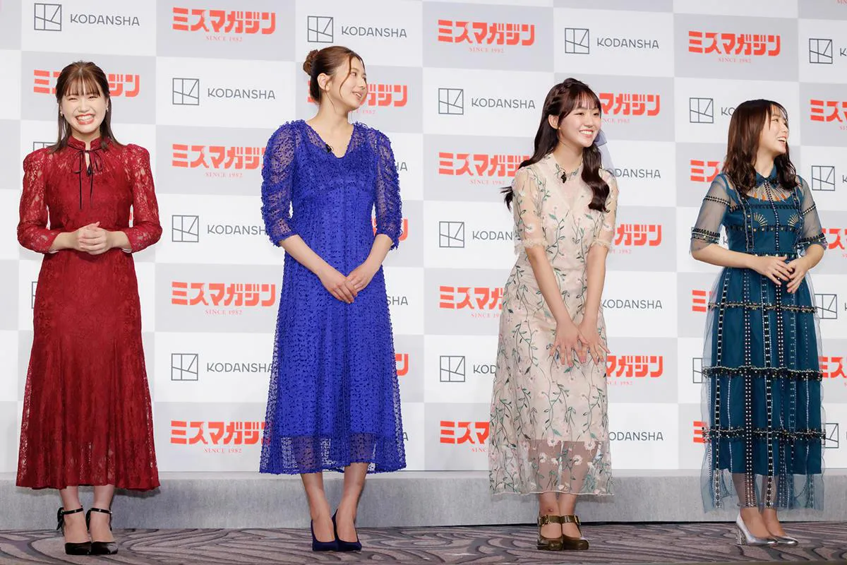 和泉芳怜、新井遥、豊田ルナ、沢口愛華