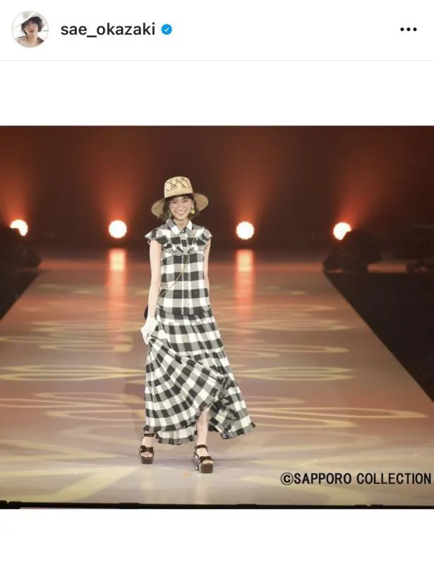 岡崎紗絵の「SAPPORO COLLECTION」夏衣装