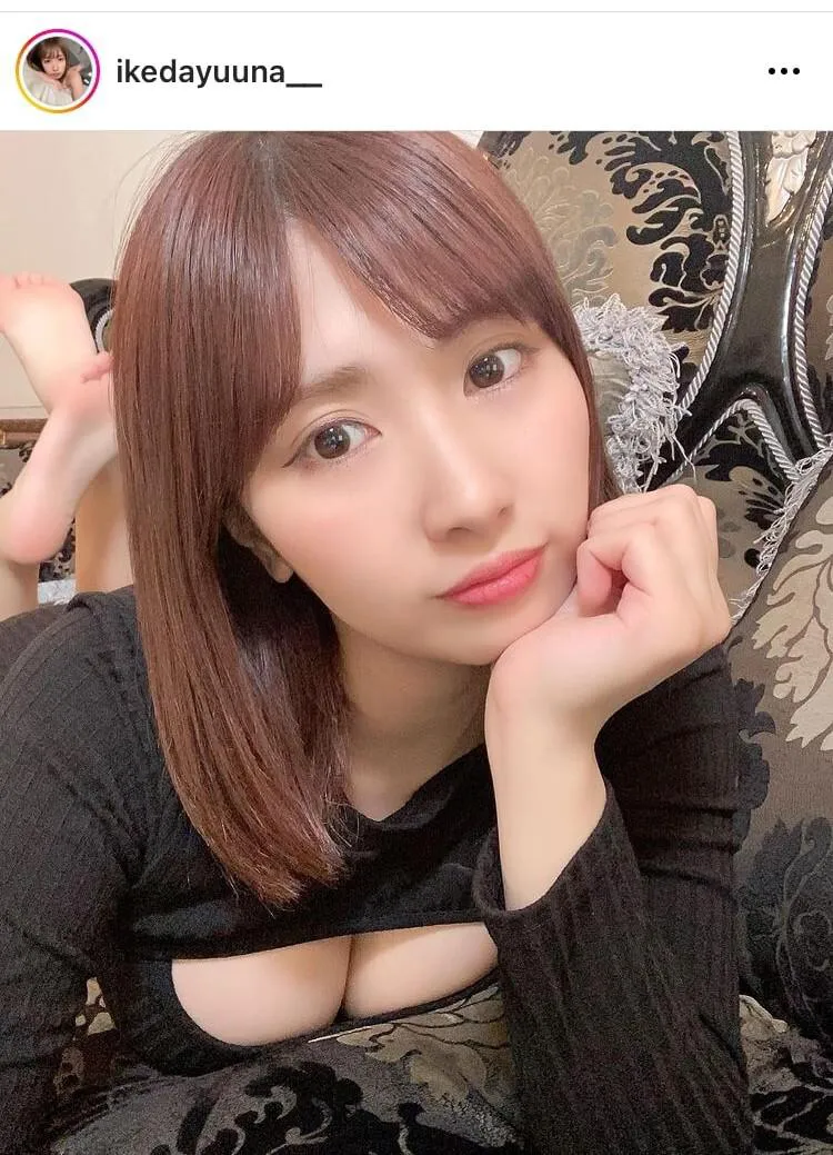 ※池田ゆうな公式Instagram(ikedayuuna__)のスクリーンショット