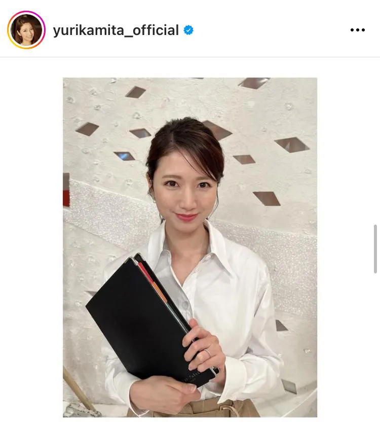 ※三田友梨佳アナ公式Instagram(yurikamita_official)より