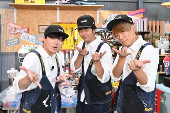 小山慶一郎&加藤シゲアキ&速水もこみちが“フィギュアジオラマ”をメイキング<NEWSの全力メイキング>