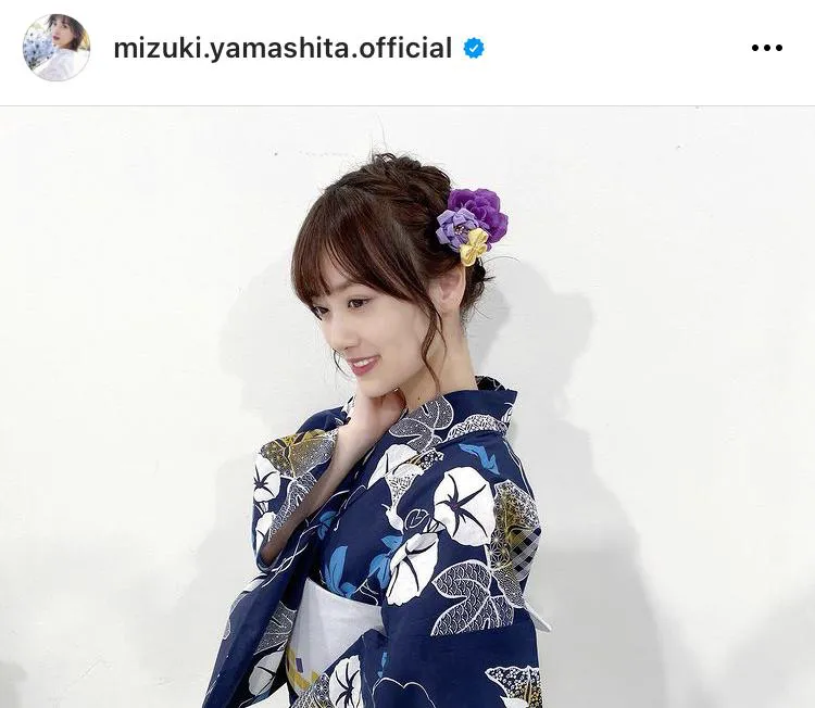 ※山下美月オフィシャルInstagram(mizuki.yamashita.official)より