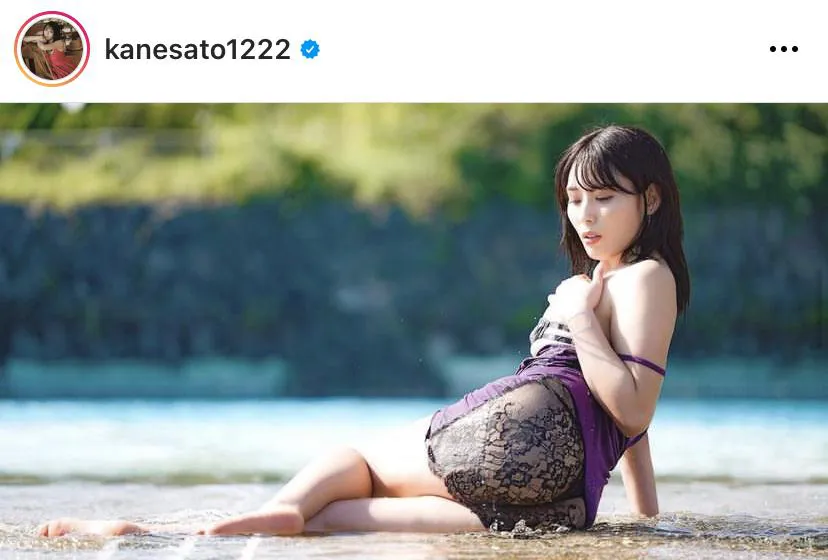 ※金子智美オフィシャルInstagram(kanesato1222)より