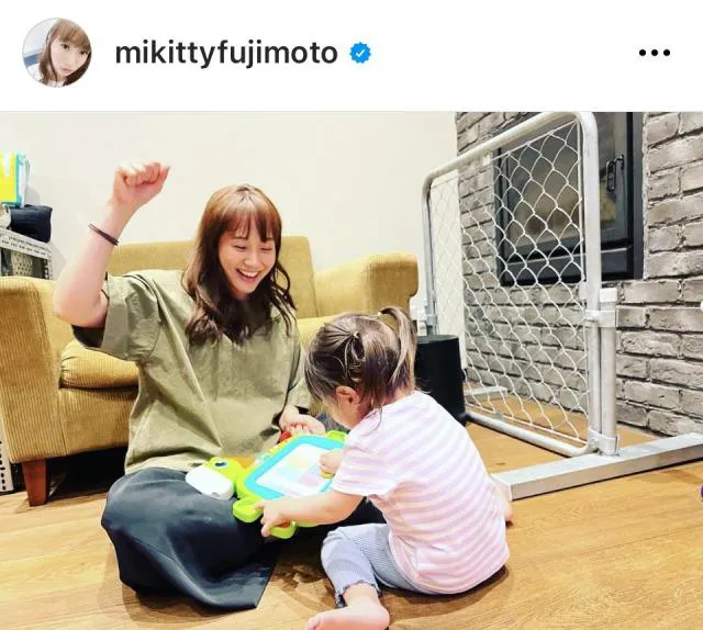 ※画像は藤本美貴Instagram (mikittyfujimoto)より