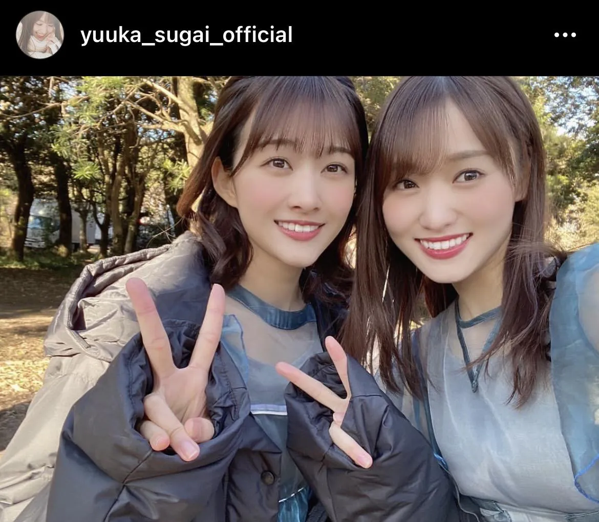 ※菅井友香公式Instagram(yuuka_sugai_official)のスクリーンショット