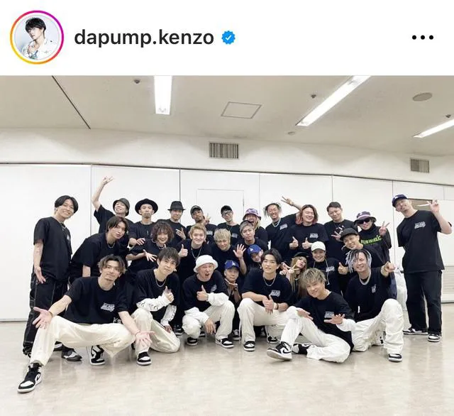 ※画像はDA PUMP・KENZO Instagram(dapump.kenzo)より