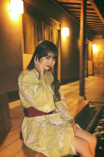 ABEMA<明日好き>出演“天使すぎる小悪魔”Kirari、浴衣姿を披露「母と女子旅ブームなので旅館に久しぶりに」