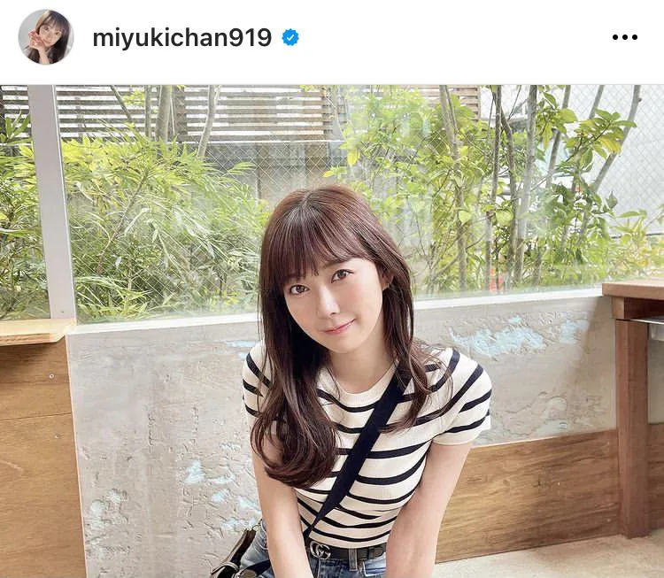  ※渡辺美優紀オフィシャルInstagram(miyukichan919)より