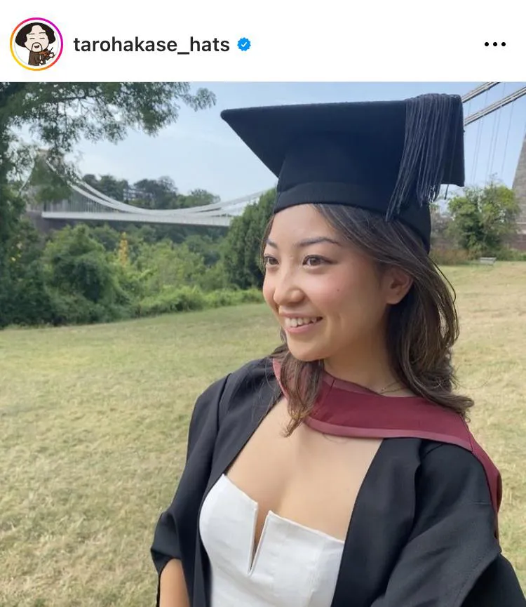 【写真】妻・高田真由子にそっくりな美しい娘、高田向日葵の、イギリスの大学卒業を報告する葉加瀬太郎