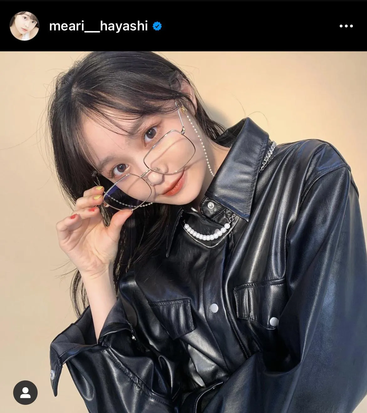 ※林芽亜里オフィシャルInstagram(meari__hayashi)より