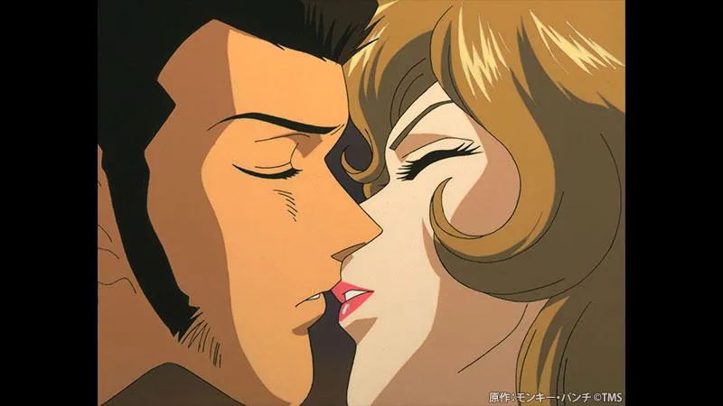 【写真】キスをする峰不二子とルパン三世