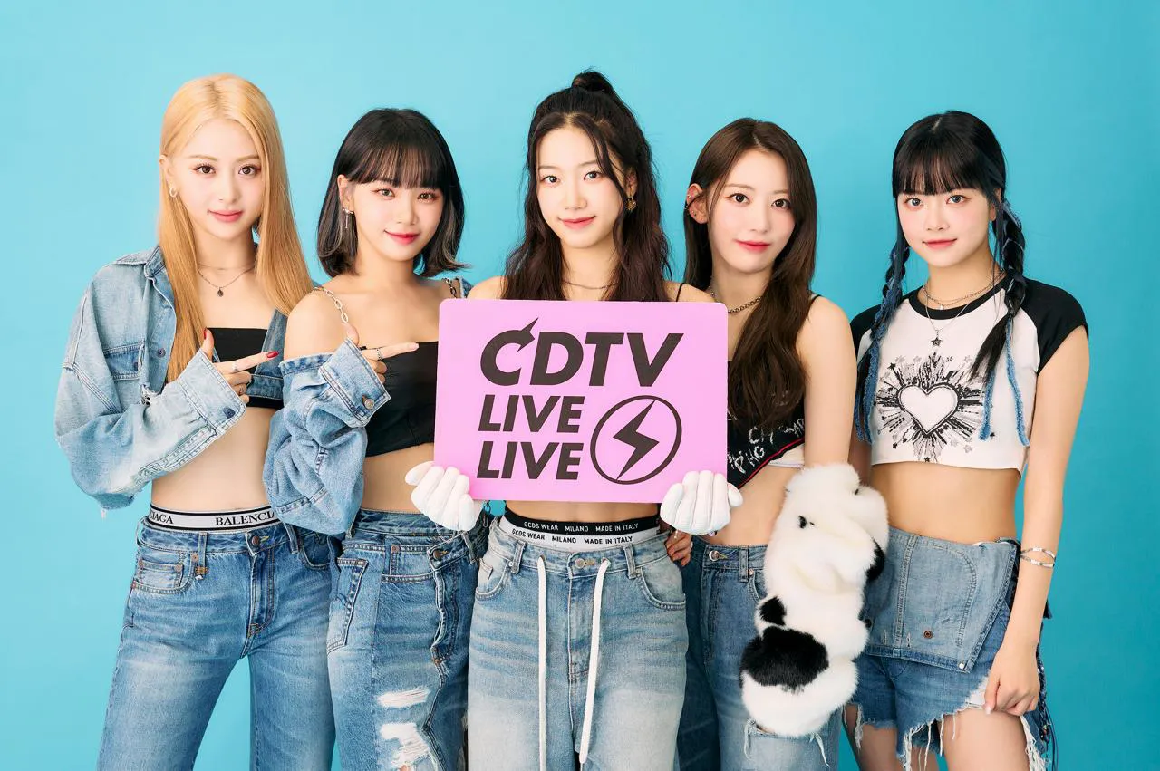 画像・写真 LE SSERAFIMが「CDTV」のスタジオに初登場 出演前の 