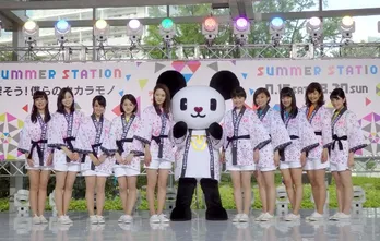 応援サポーターのMr.KINGがテレ朝夏祭りを熱く盛り上げる!