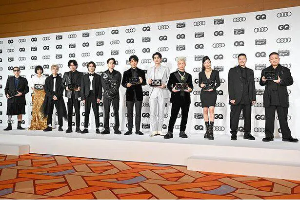 「GQ MEN OF THE YEAR」受賞者集合カット