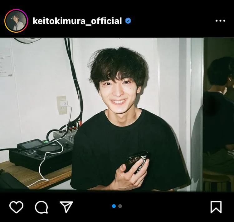  ※画像は木村慧人(keitokimura_official)公式Instagramのスクリーンショット