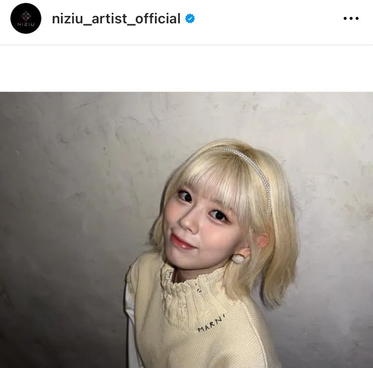   ※NiziU公式Instagram(niziu_artist_official)より