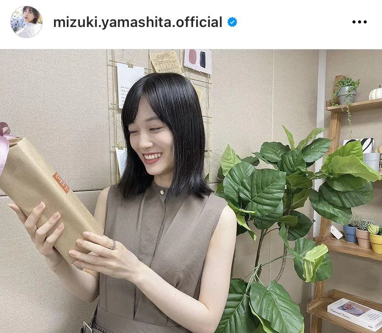 ※山下美月オフィシャルInstagram(mizuki.yamashita.official)より