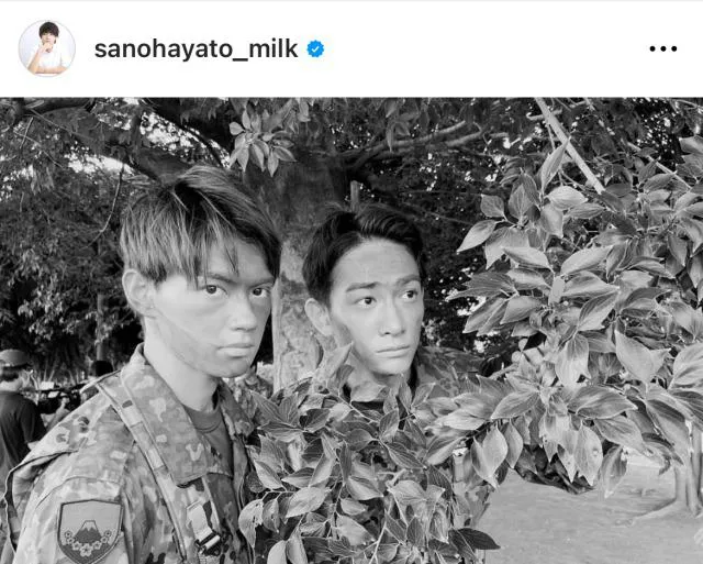 ※画像は佐野勇斗Instagram(sanohayato_milk)より