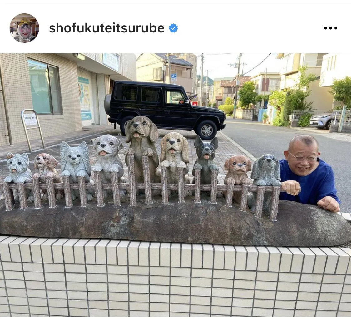 ※笑福亭鶴瓶公式Instagram(shofukuteitsurube)のスクリーンショット