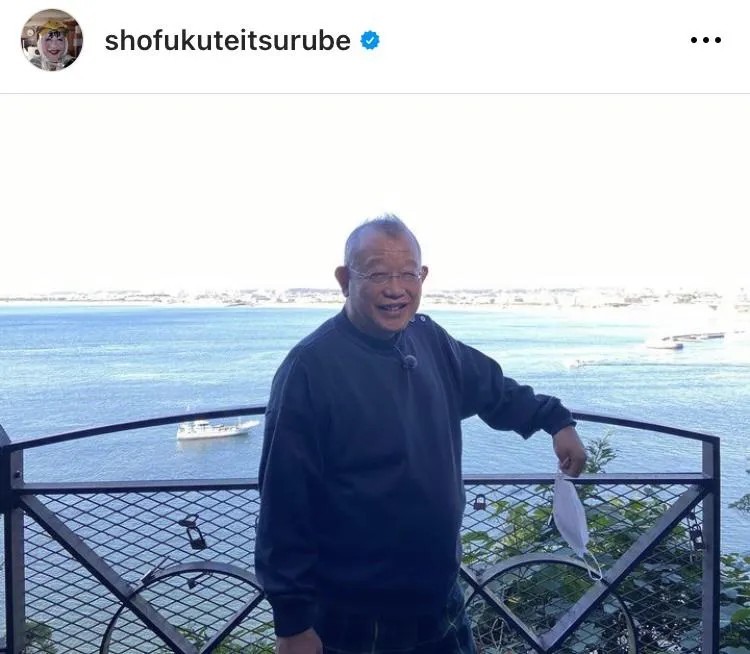  ※笑福亭鶴瓶公式Instagram(shofukuteitsurube)のスクリーンショット