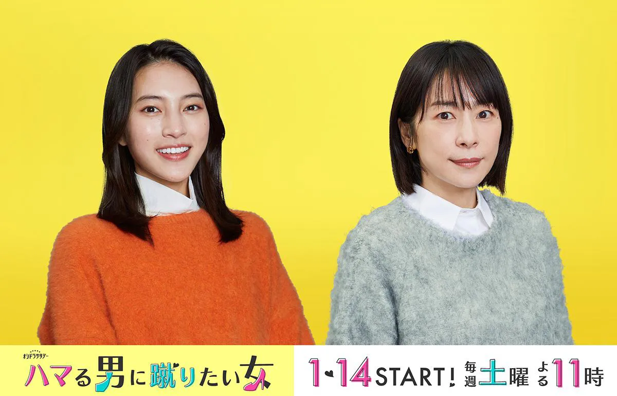 「ハマる男に蹴りたい女」久保田紗友と西田尚美の出演が決定