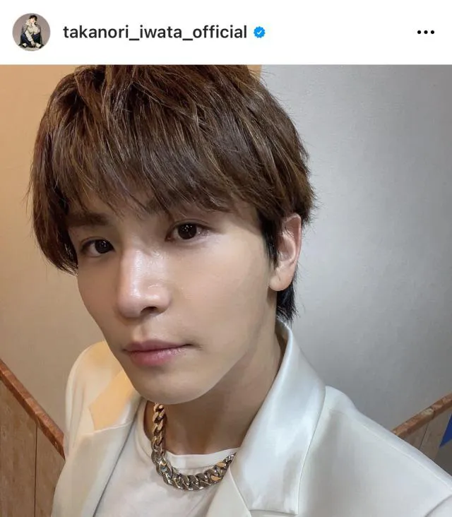 ※岩田剛典オフィシャルInstagram(takanori_iwata_official)より