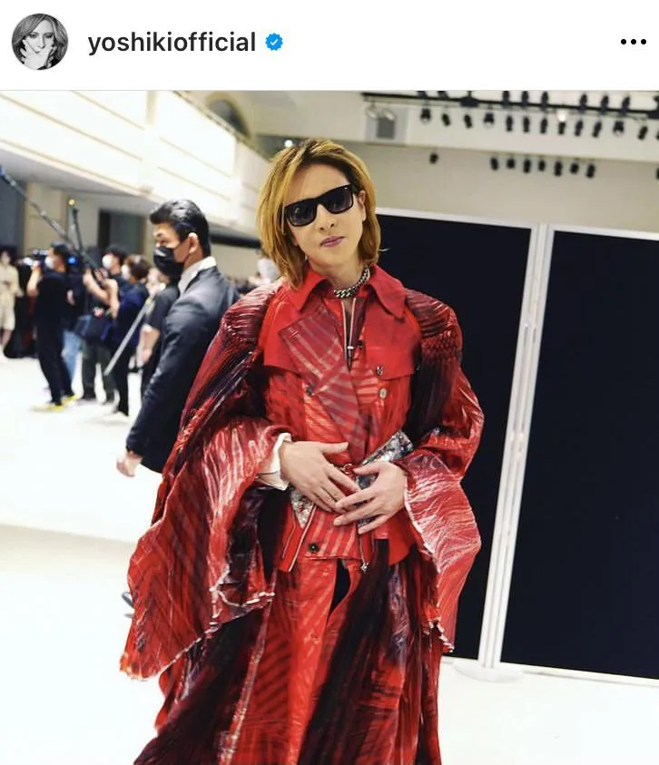  ※YOSHIKIオフィシャルInstagram(yoshikiofficial)より