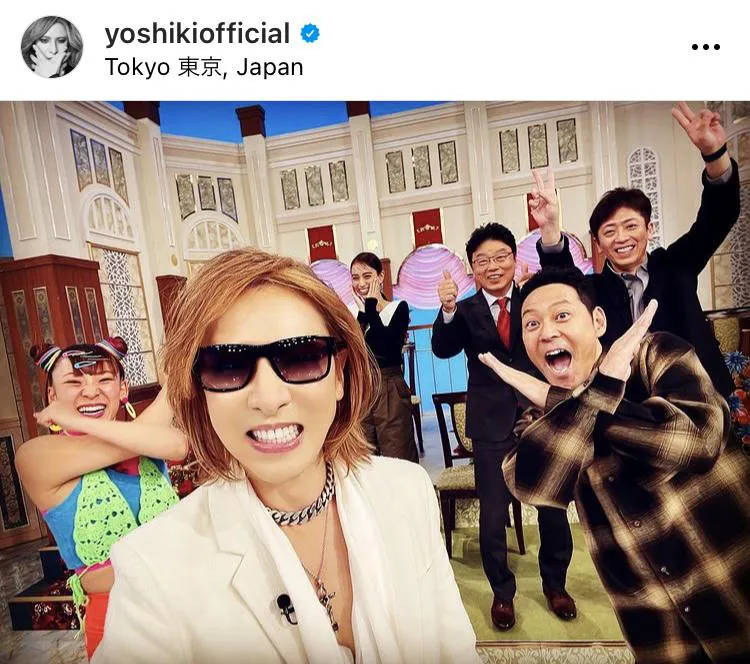  ※YOSHIKIオフィシャルInstagram(yoshikiofficial)より