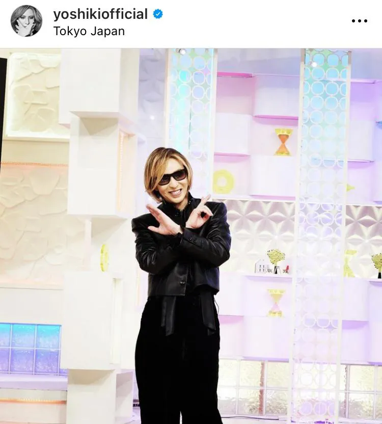  ※YOSHIKIオフィシャルInstagram(yoshikiofficial)より