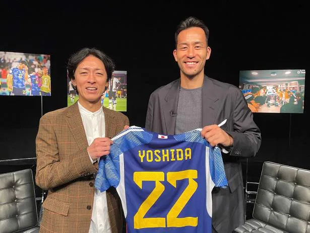 吉田麻也選手とスペシャル対談を行った「ABEMA・テレビ朝日 FIFA ワールドカップキャスター」のナインティナインの矢部浩之
