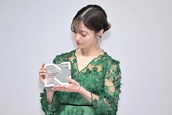 橋本環奈「LINE NEWS AWARDS 2022」より