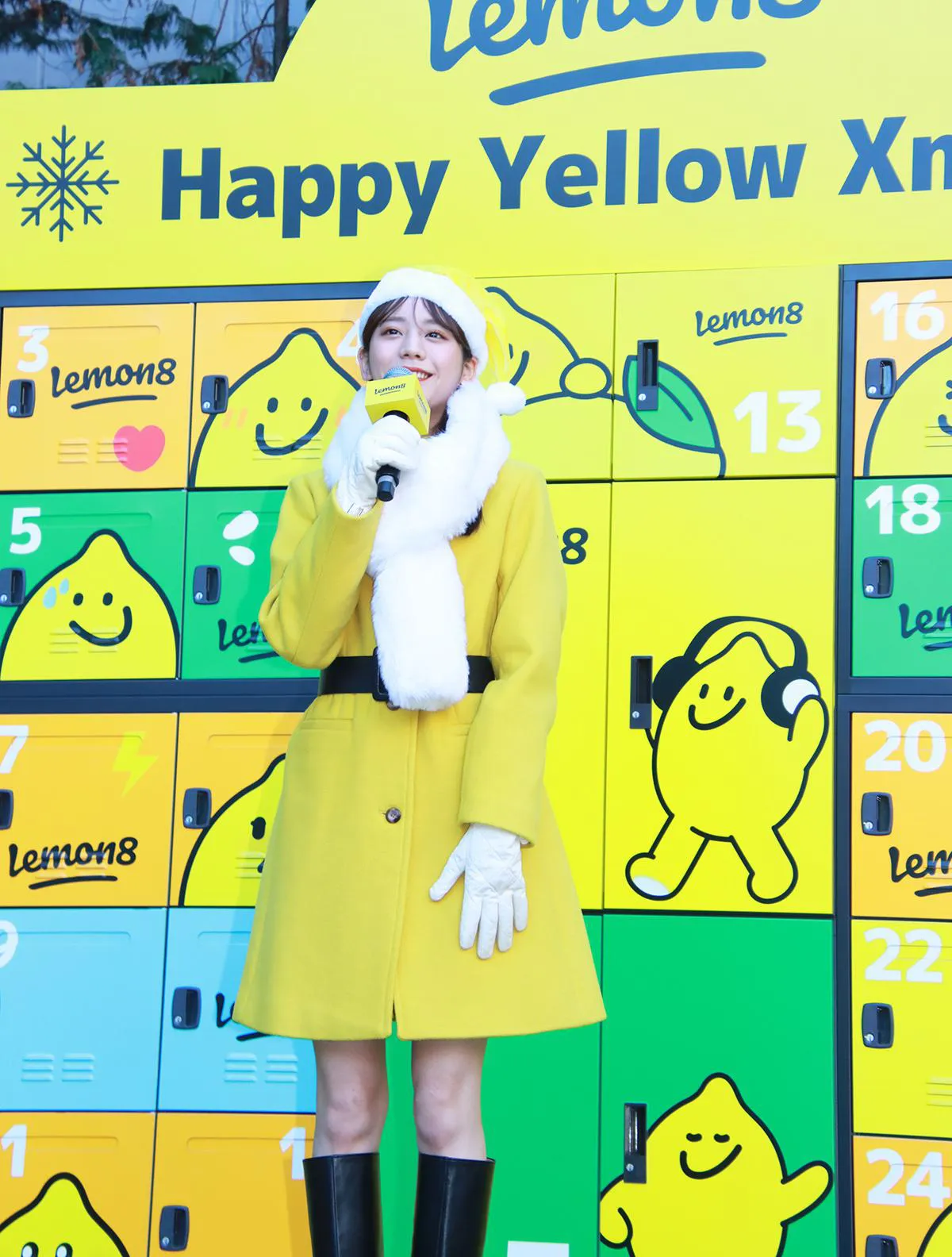 「Lemon8 Happy Yellow Xmas」オープニングイベントより