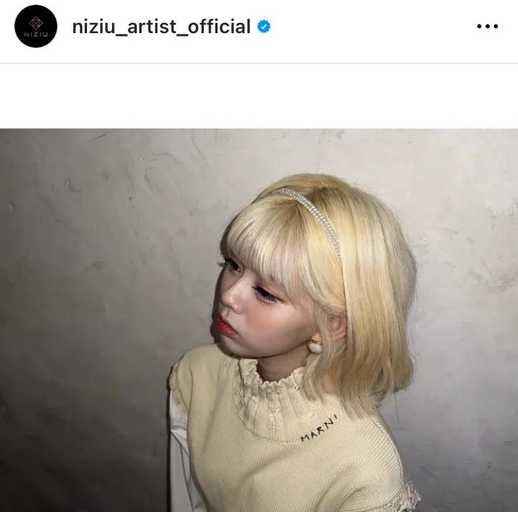   ※NiziU公式Instagram(niziu_artist_official)より