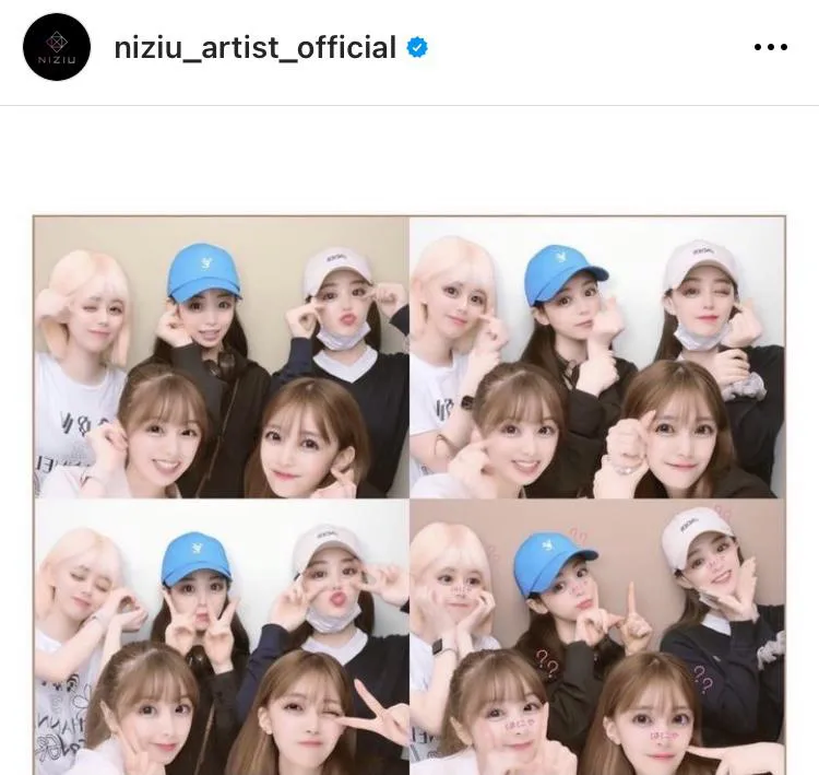  ※NiziU公式Instagram(niziu_artist_official)より