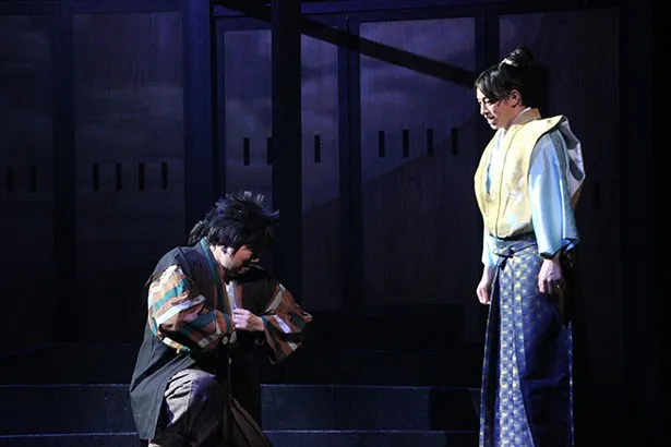 松平元康演じるのは杉江大志(左)。浮橋役の石井智也との掛け合いにクスッ