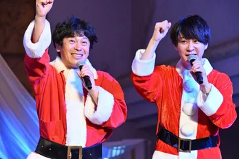 お笑いコンビ・流れ星☆、“17LIVE”のクリスマスイベントに登場「これからも盛り上がる!天秤ちゃんの言うことは絶対!」