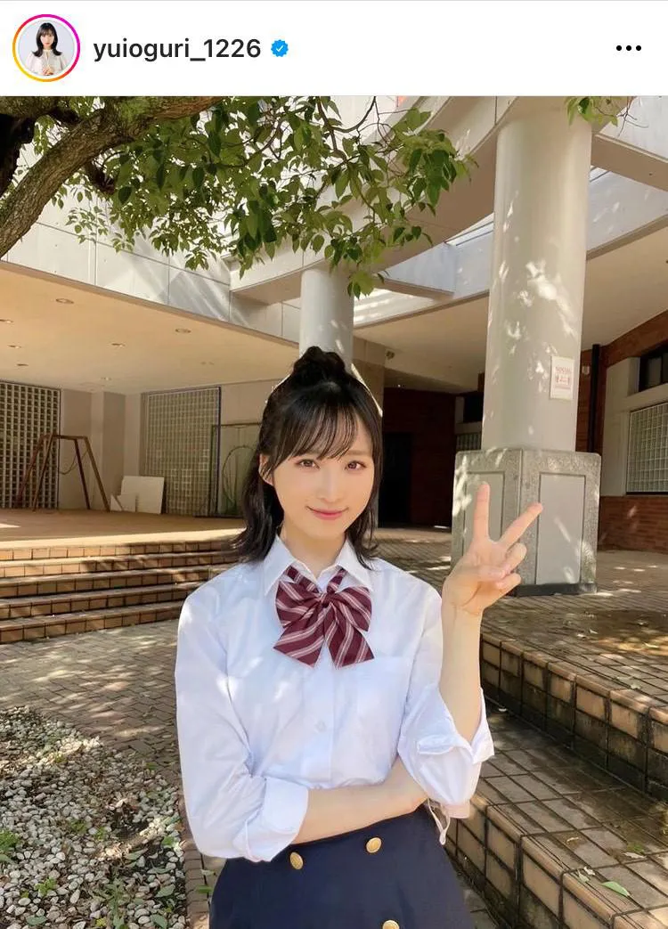 画像・写真 小栗有以、際立つ“圧巻美脚”…ミニスカ新衣装を披露