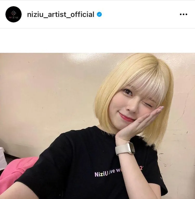 ※NiziU公式Instagram(niziu_artist_official)より