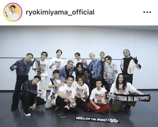 ※画像は三山凌輝Instagram (ryokimiyama_official)より